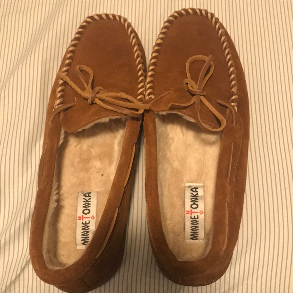 Minnetonka leather slippers - Men’s